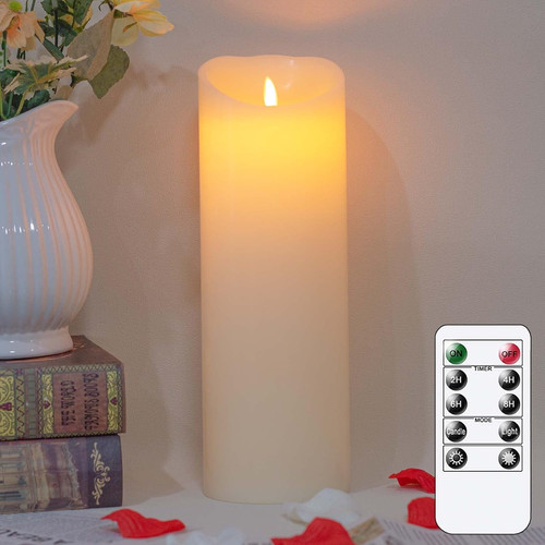 10x30cm led flameless pillar - 10x30cm,