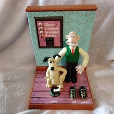 Wallace & Gromit vintage sound alarm clock - working- Aardman animation