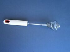 Vintage Prestige Egg Whisk Mini Spiral Kitchen Tool Plastic Handle
