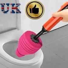 Stainless Steel Toilet Plunger: High-Pressure Clog Remover, Unblock in One Shot
