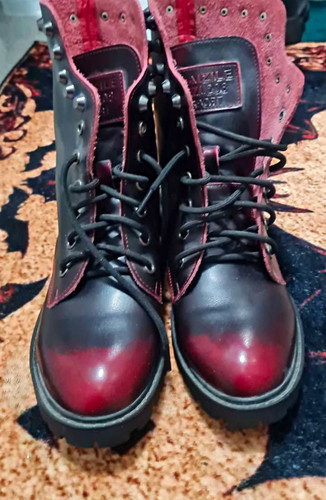 Women black red - women’s, leather