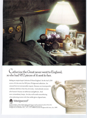 Vtg print wedgwood - vtg, ad