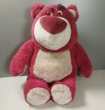 Lotso Bear Disney Store Toy Story Strawberry Scented Large Plush - Approx 15"