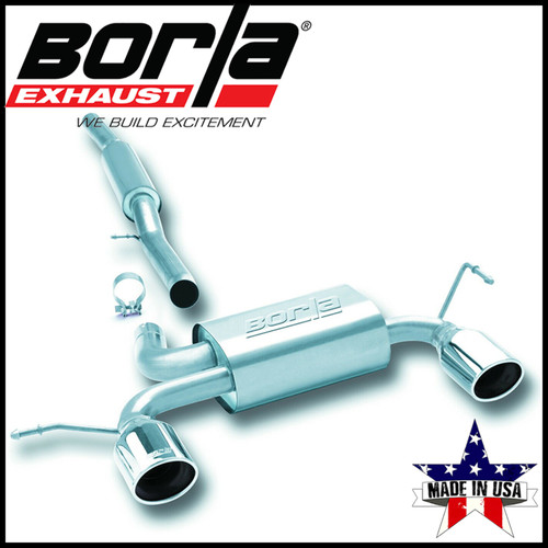 Borla type cat back exhaust - borla, s-type