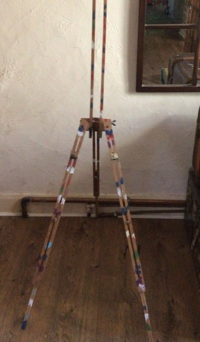 Vintage wooden easel - vintage,