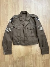 Genuine Post WW2 East Riding Yeomanry REME 49th West Riding Battle Dress Blouse