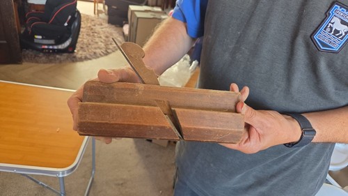 Old molding hand plane - plane, wood