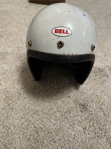 Vintage bell white motorcycle - vintage,