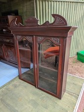 Large Mahogany Secretaire, Desk, Bookcase, Victorian/Edwardian, Antique REDUCED