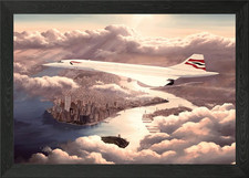 Plane Framed Wall Art Poster