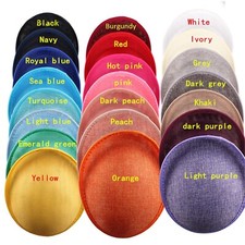 Scoop Sinamay Hat Base for Rounded Wedding Hats hats Fascinator Making 1PC