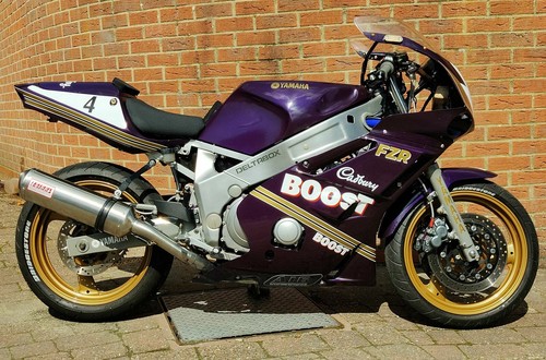 Yamaha fzr600 exhaust harris - yamaha,