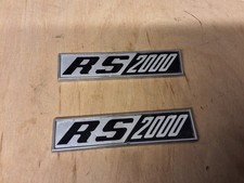 Escort Mk1 RS2000 Badges