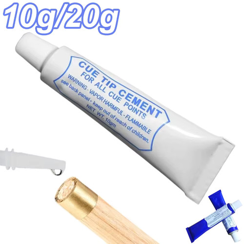 Pool cue tip - glue, repair