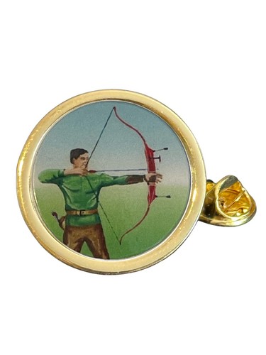 Archery gold plated domed - (c),