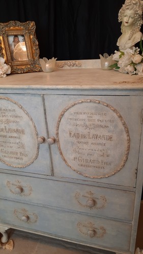 Vintage painted solid wood - vintage,