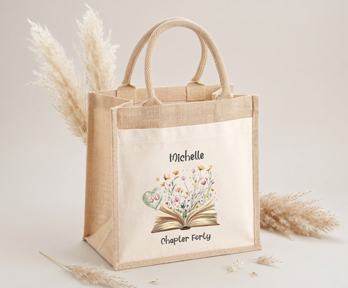 Personalised jute bag gift - personalised, gift-