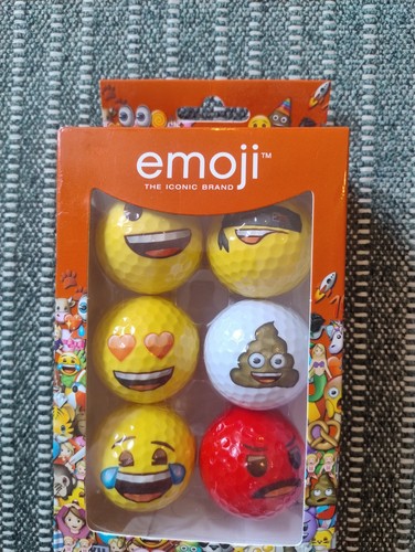 Emoji golf balls the - 6x,