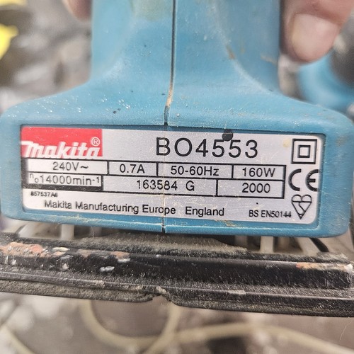 Makita bo4553 palm sander 240v - bo4553,
