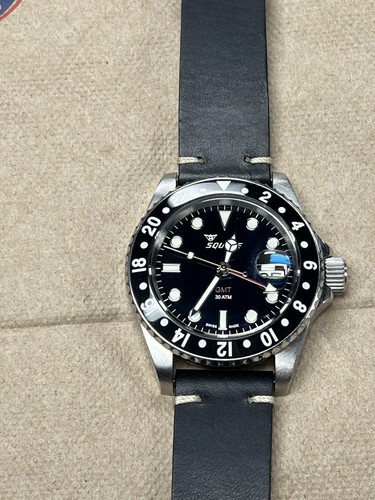 Squale black ceramic gmt - squale,