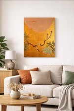 Chinoiserie Gold Peonies