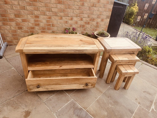 Solid oak unit complete - unit,