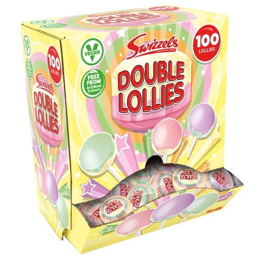 Swizzels double lollies sweets - double,