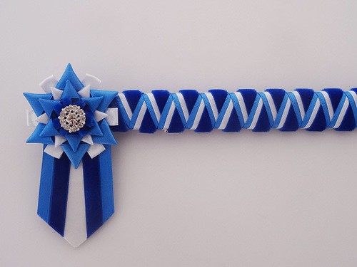 Blue and white luxury - white,