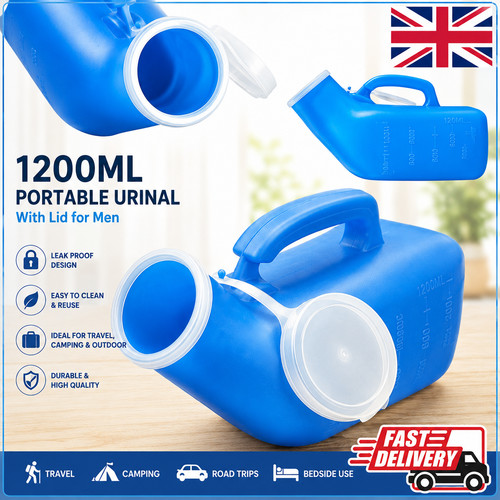 1200ml portable male urinal - portable,
