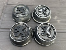 Set of Genuine Peugeot 4x108 Steel Wheel Centre Caps x4 205 106 306 Rallye
