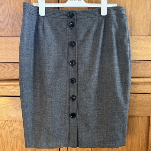 Jaeger grey wool herringbone - grey,