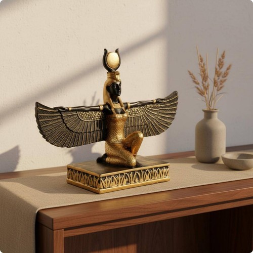 Egyptian deity isis statue - deity,
