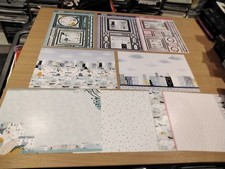 Hunkydory, 8 X A4 Sheets Backing Card & Topper Papercraft Kit PRETTY LITTLE CITY