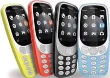 Brand New Nokia 3310-2019 4G Phone Blue/Grey Colour 3 Sim Camera Bluetooth UK