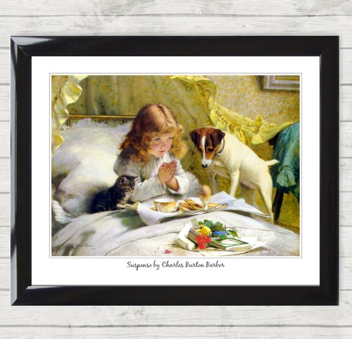 Framed art print suspense - suspense, by