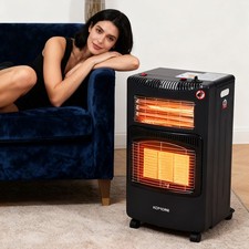 4.2KW Portable Indoor Gas Heater Calor Heating Freestanding Free Regulator Hose