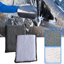 Microfiber Scrubbing Cleaning Sponge Applicator For Car Leather Plastic Cleaner