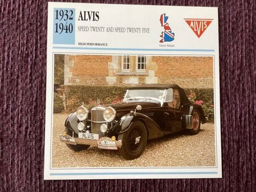 Alvis speed 25 - speed,