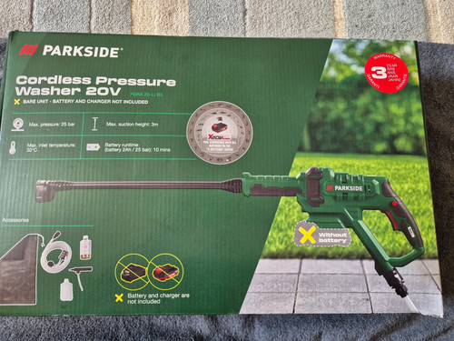 Parkside 20v cordless pressure - parkside,