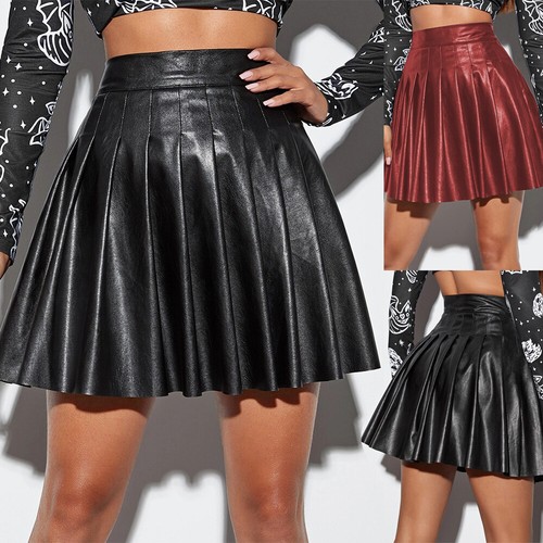 Womens leather high waist - leather,
