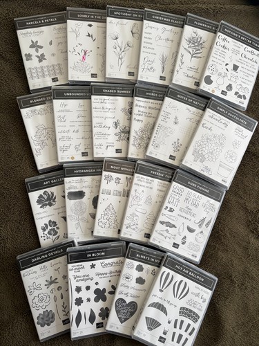 Stampin stamp and die sets - up,