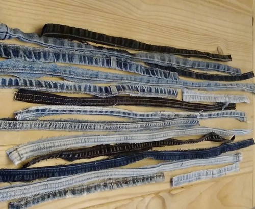 Jeans seams denim fabric - jeans,