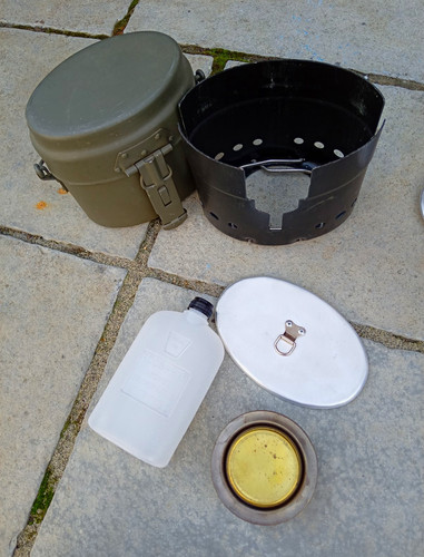 Swedish army trangia and lid - swedish,