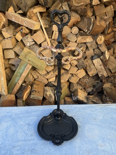 Antique cast iron and brass - cast,