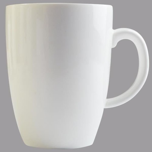Porcelain mug 400ml vitrified - 400ml,