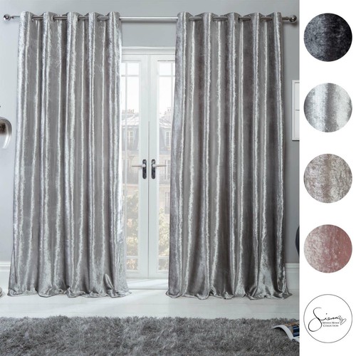 Ohs crushed velvet curtains - ohs,