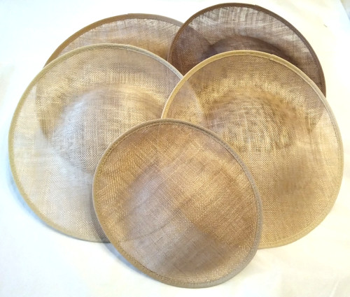 Sinamay base shapes for - shapes,