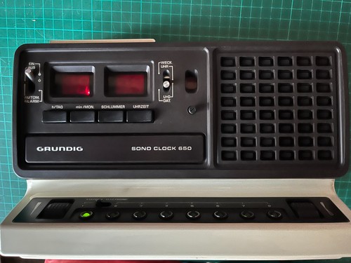 Vintage grundig sono clock 650 - grundig,