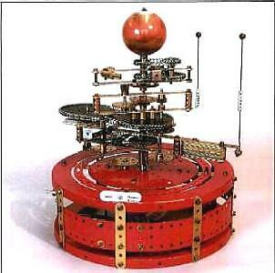 Meccano orrery plans - orrery, cd