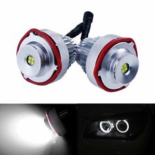 2x White 20W LED Angle Eyes